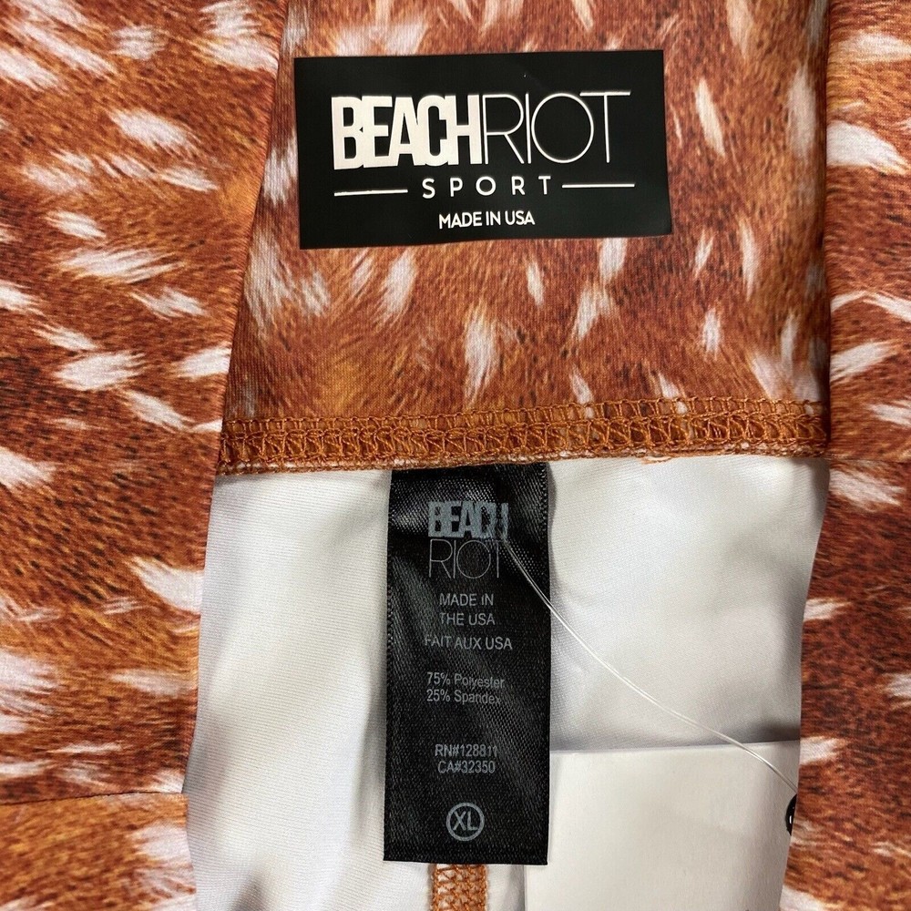 Beach Riot Brown Patterned Leggings - Picture 5 of 8
